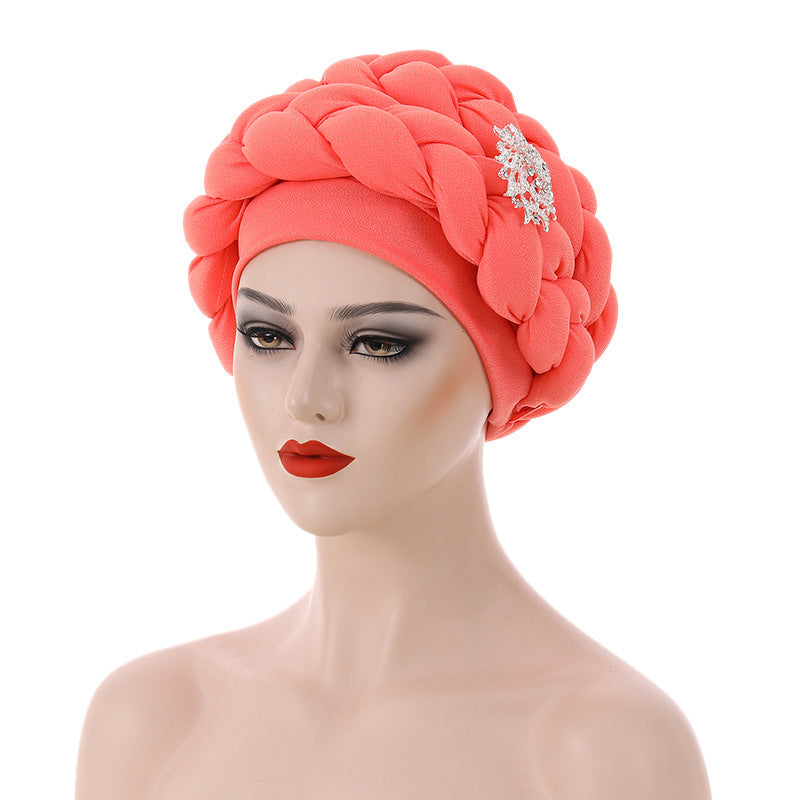 African Woven Woven Hat Plus Accessories Toque