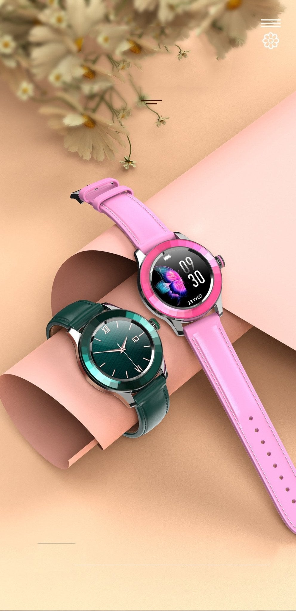 Vital S09 - Waterproof Round Smart Watch - Saunders Fashion