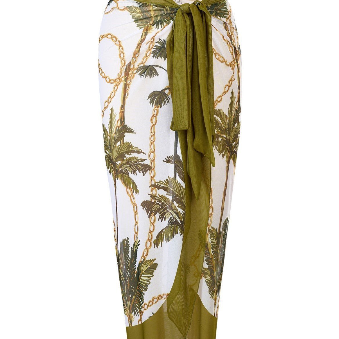 Graceful Silhouette Skirted Bikini Set - Saunders Fashion