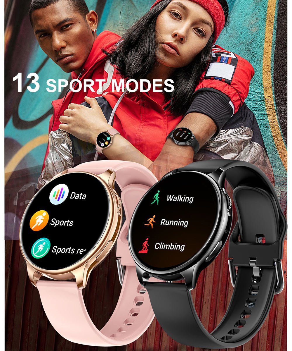 ThermoTrack Y22 - Ultra - Thin Body Temperature Smart Watch - Saunders Fashion