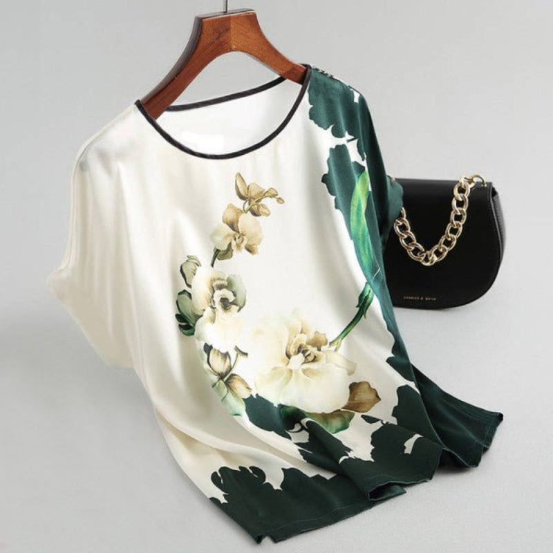 New Style Short-Sleeved Loose Blouse Women