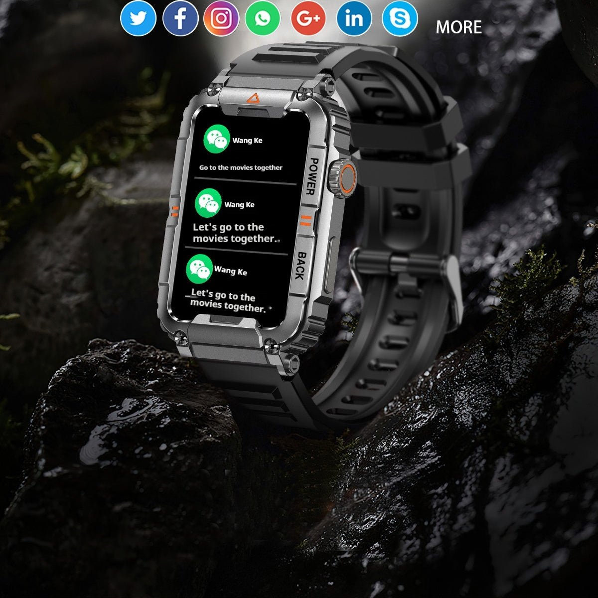 ActivePulse KR88 - Voice Assistant Smart Watch with Health Monitoring - Saunders Fashion