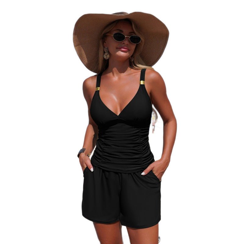 Riviera Chic Tankini Swim Set - Saunders Fashion