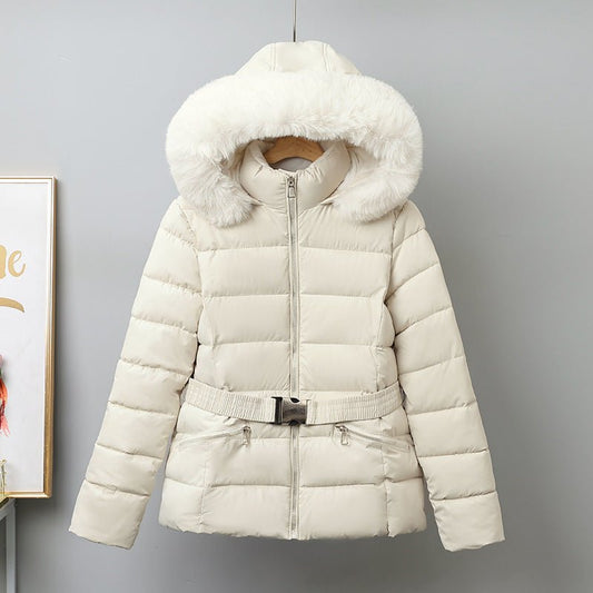 Slim-fit Elegant Cotton-padded Coat - Saunders Fashion