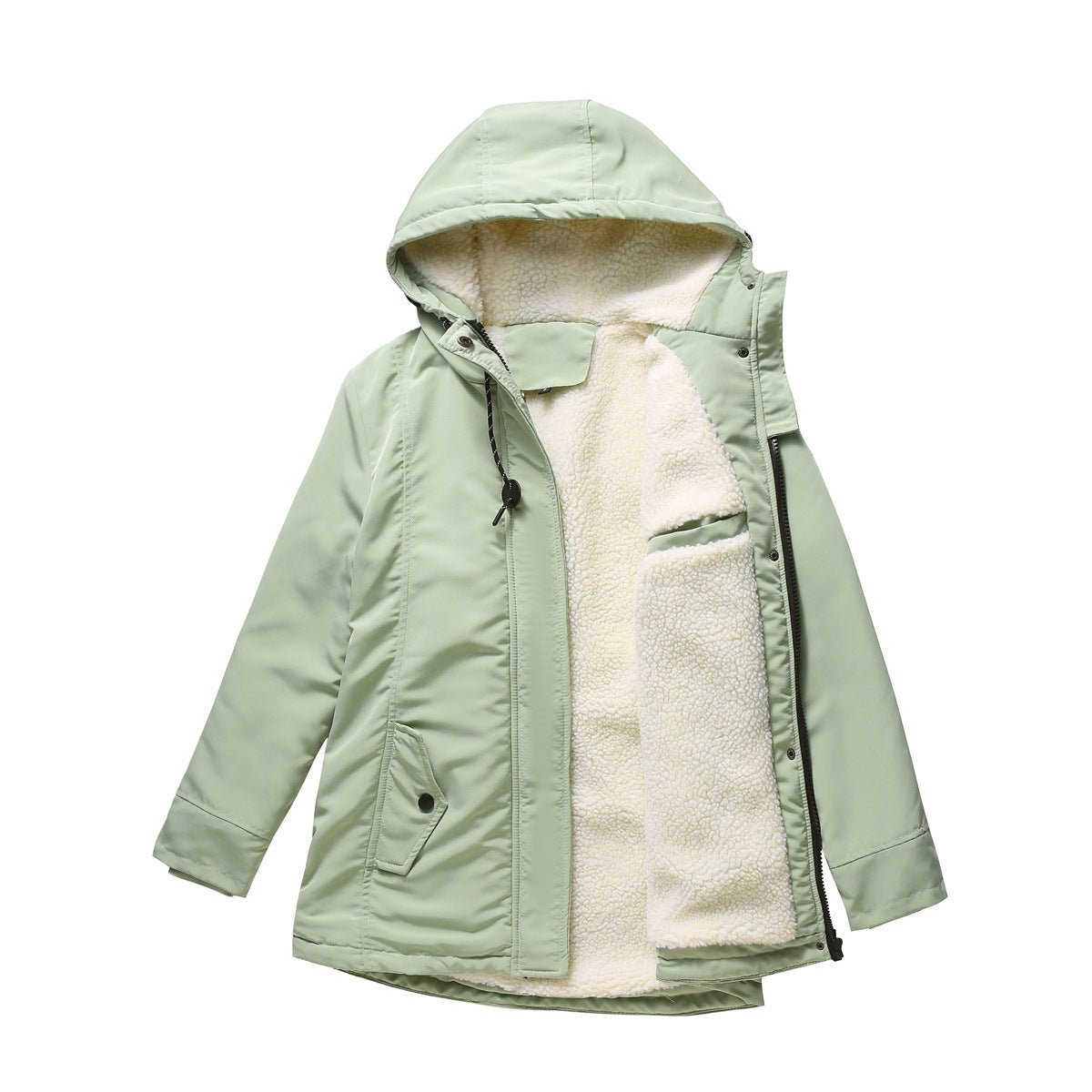 Warm Coat Thickened Plus Velvet Cotton-padded Coat