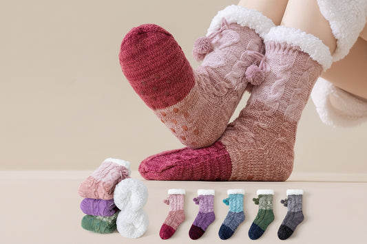 Lambswool Warm Non-slip Socks
