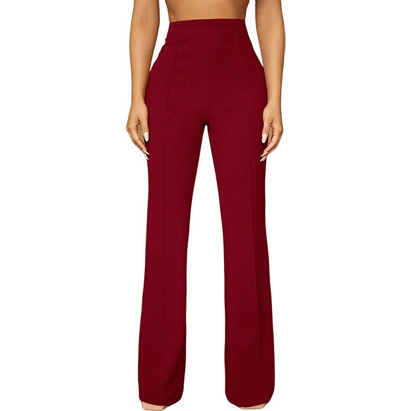 High Waist Casual Business Pants Trousers