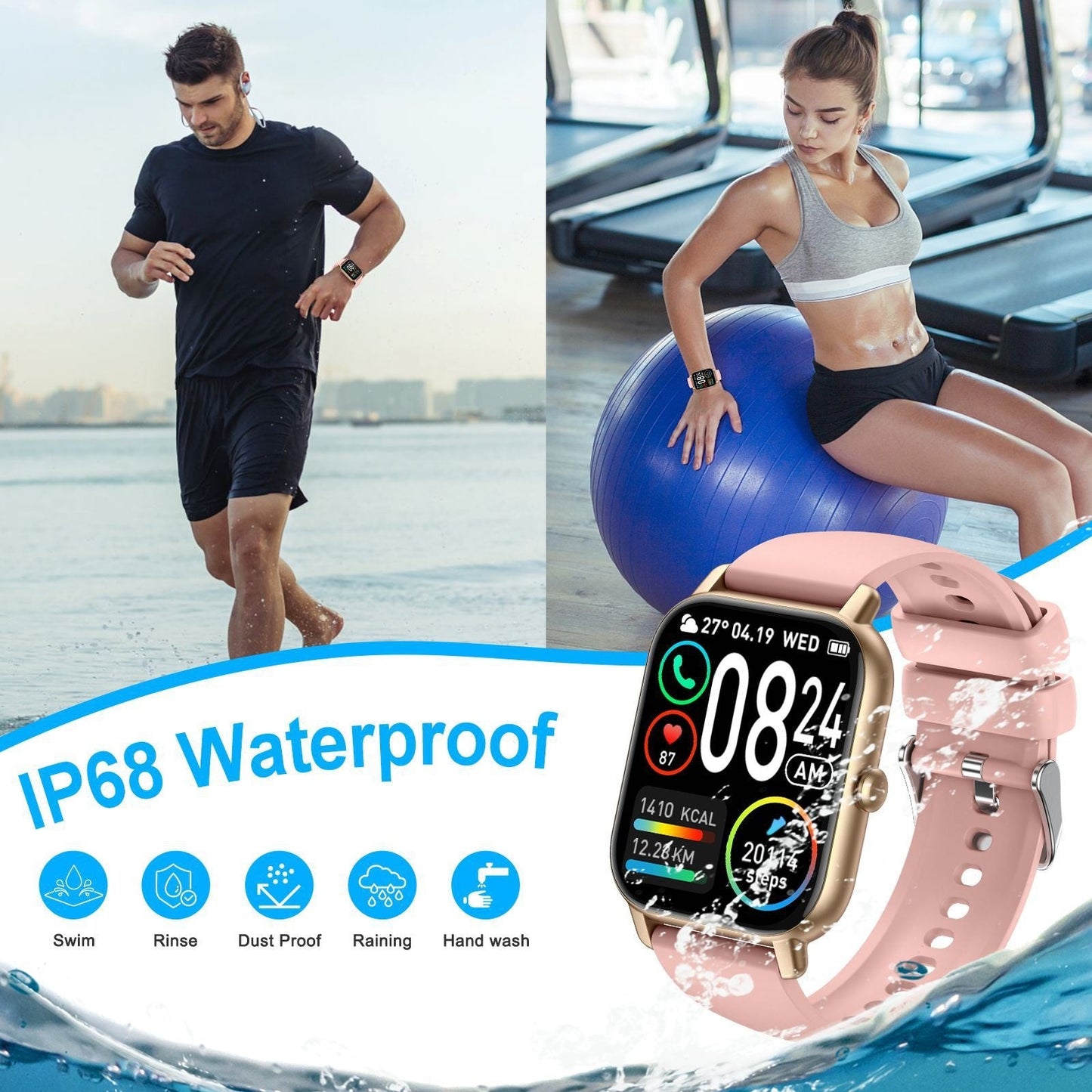 VitalSync Pro - Bluetooth Smart Watch with Health Monitoring - Saunders Fashion
