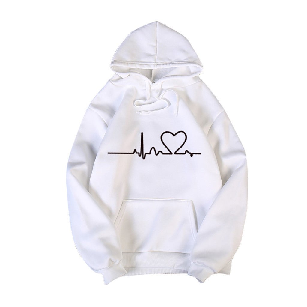 Fleece casual hoodie fashion sport for women