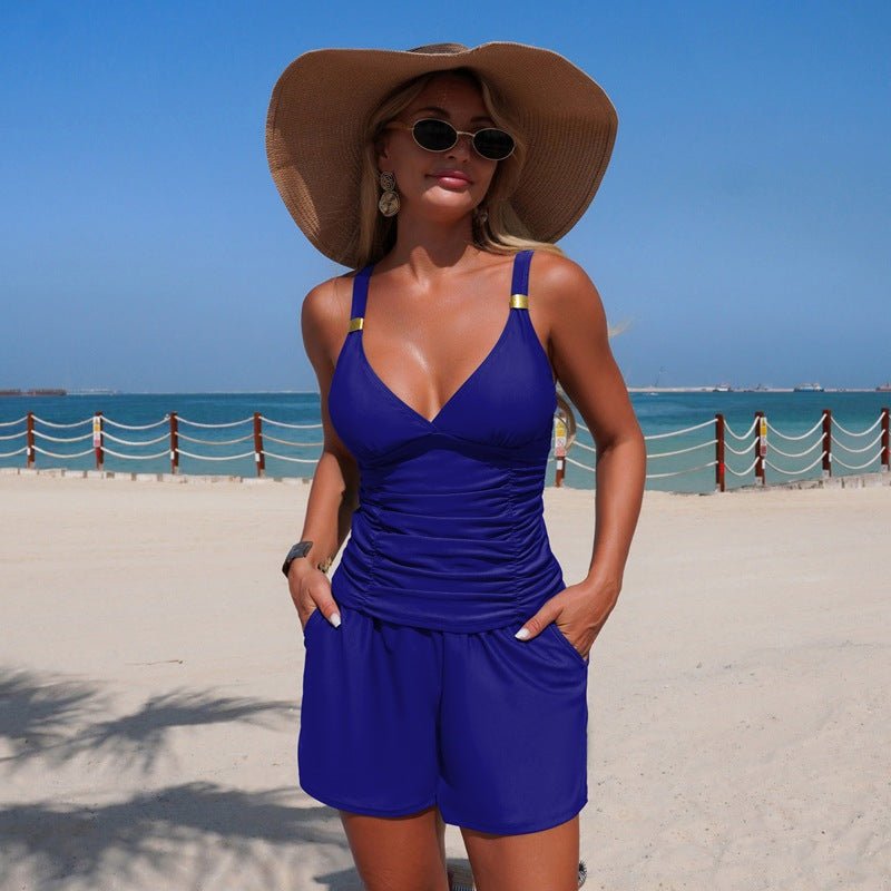 Riviera Chic Tankini Swim Set - Saunders Fashion