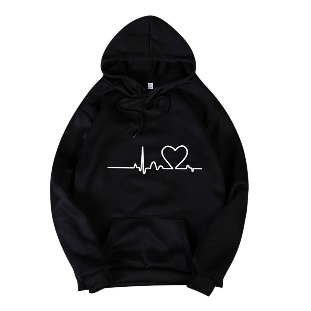 Fleece casual hoodie fashion sport for women