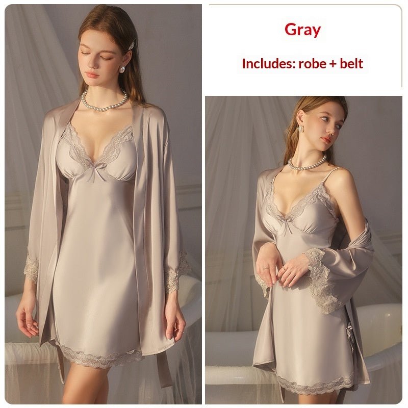 Luxe Satin Cami Nightgown - Saunders Fashion