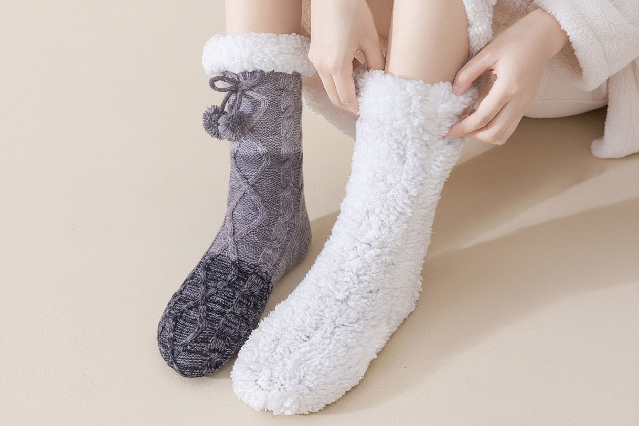 Lambswool Warm Non-slip Socks