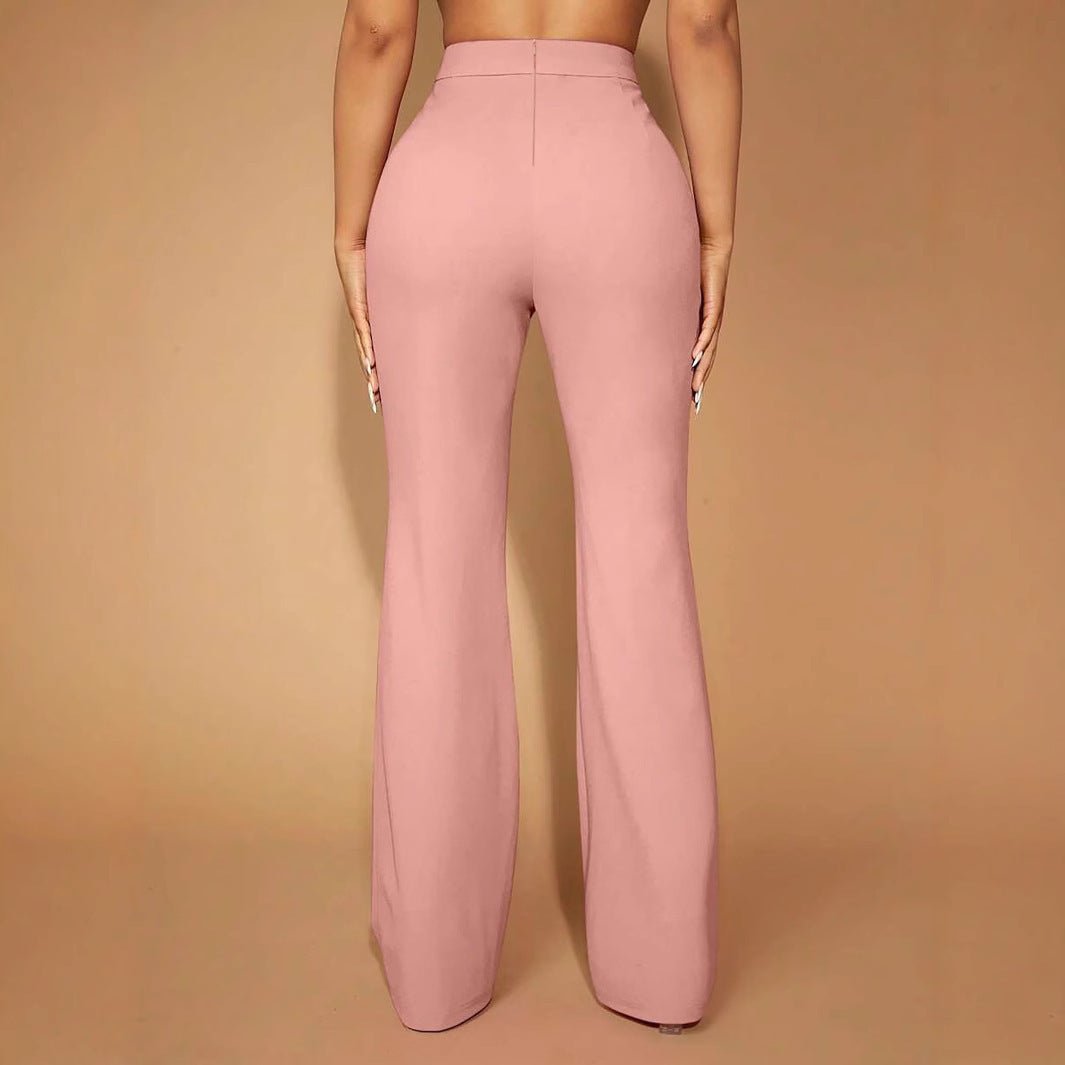High Waist Casual Business Pants Trousers