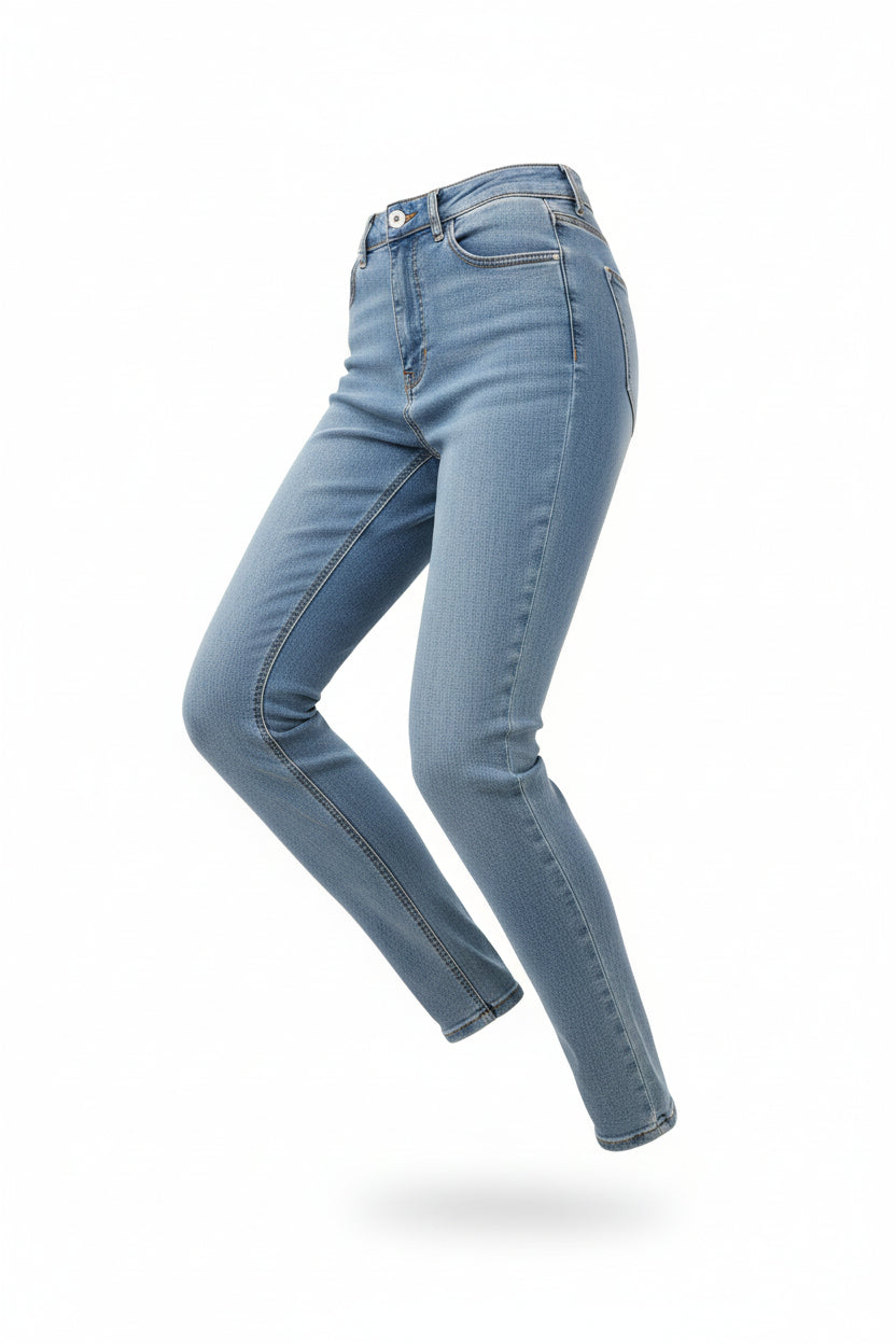 High Waist Stretch Jeans Pencil Pants