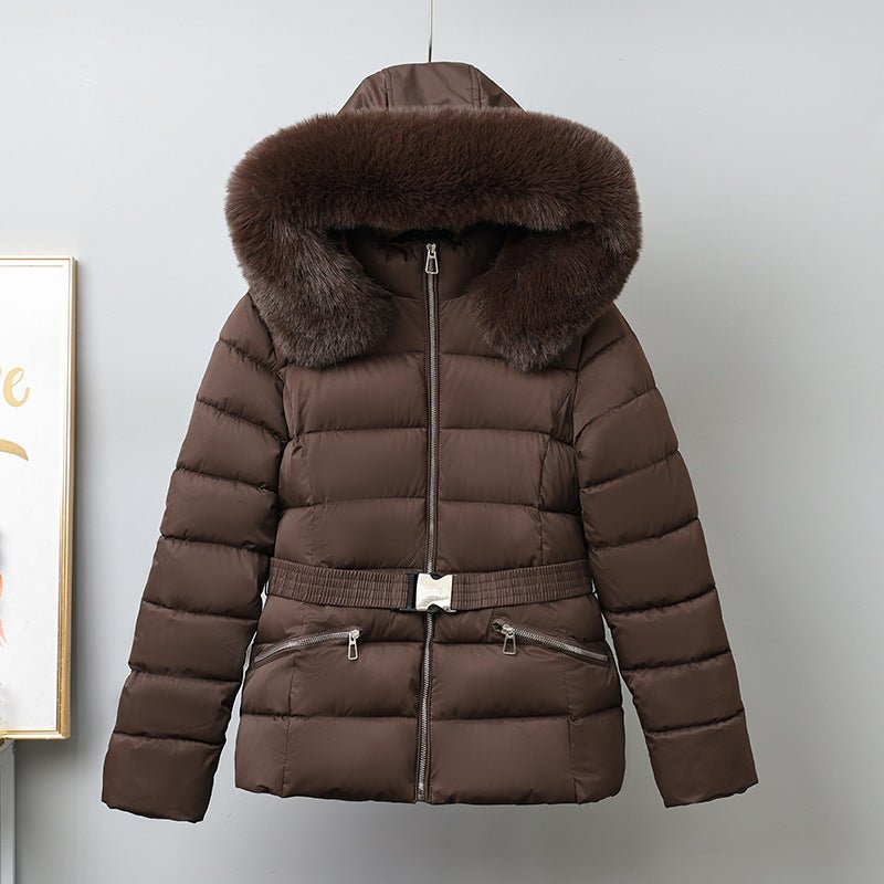 Slim-fit Elegant Cotton-padded Coat - Saunders Fashion