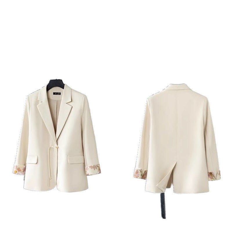Casual High Waist Trousers Two-piece Suit Women