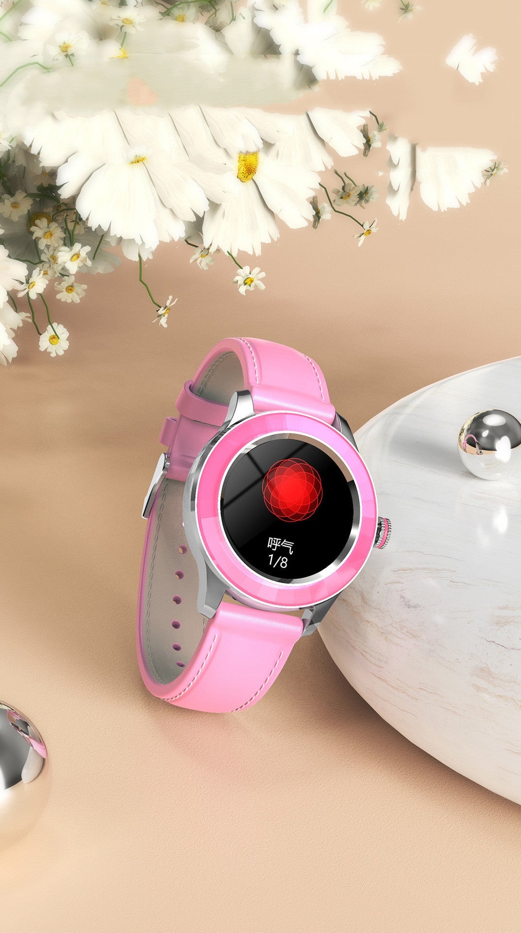 Vital S09 - Waterproof Round Smart Watch - Saunders Fashion