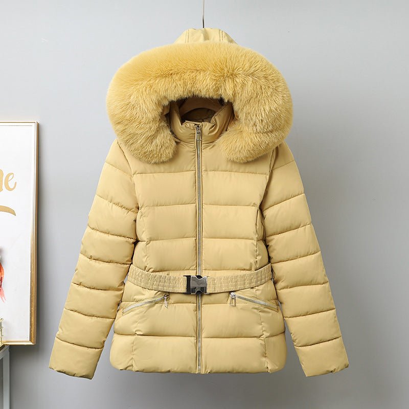Slim-fit Elegant Cotton-padded Coat - Saunders Fashion