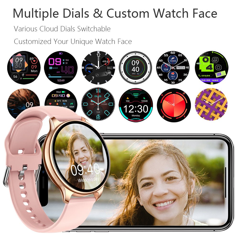ThermoTrack Y22 - Ultra - Thin Body Temperature Smart Watch - Saunders Fashion