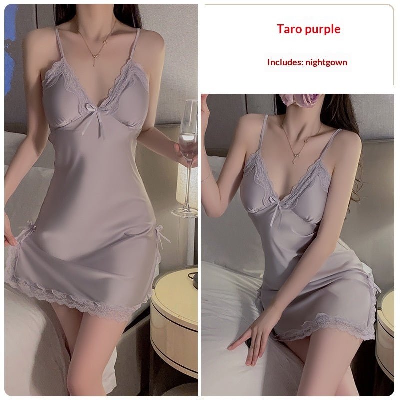 Luxe Satin Cami Nightgown - Saunders Fashion