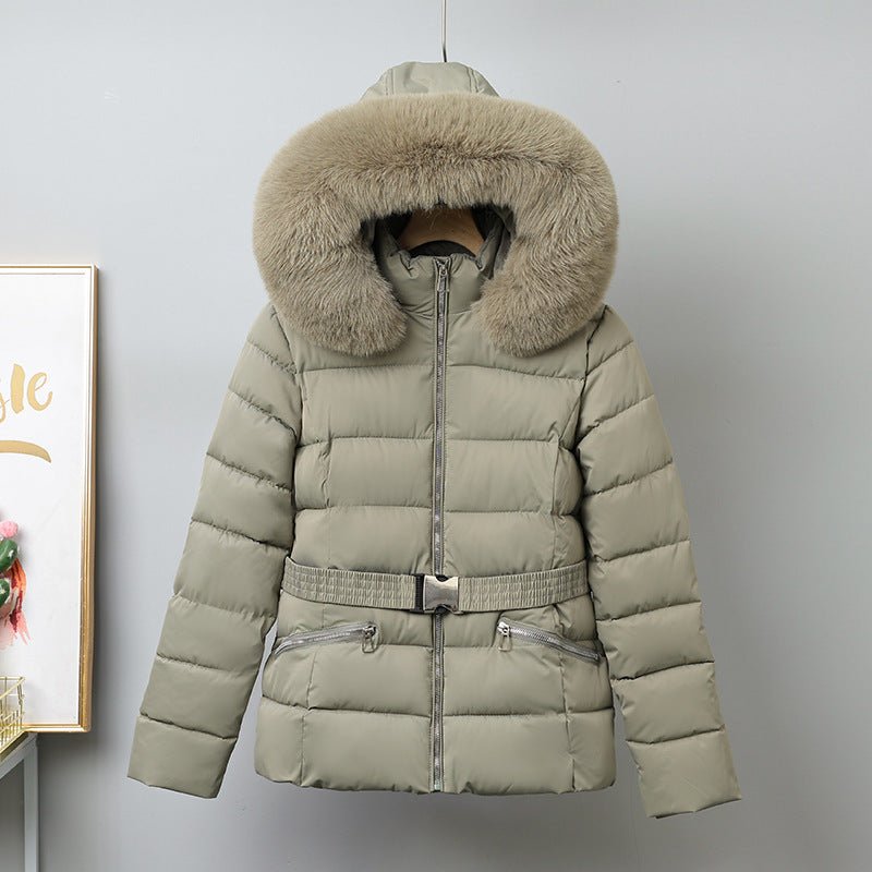 Slim-fit Elegant Cotton-padded Coat - Saunders Fashion