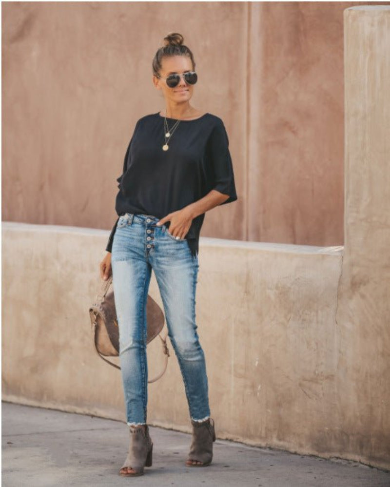 Ripped washed sexy Jeans pants