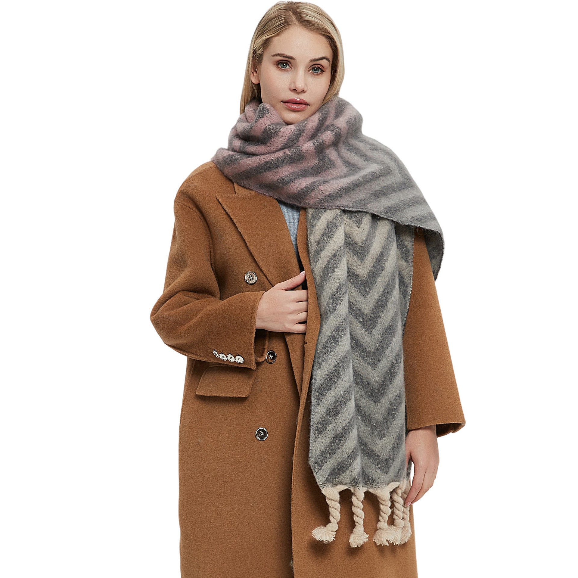 Cozy Knotted Scarf - Winter Warmth