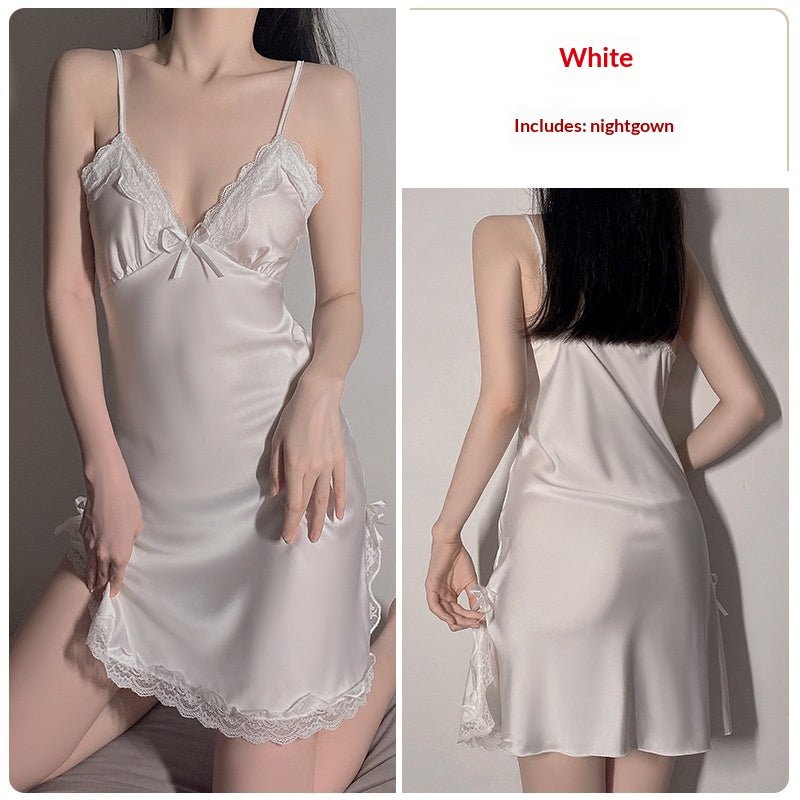 Luxe Satin Cami Nightgown - Saunders Fashion