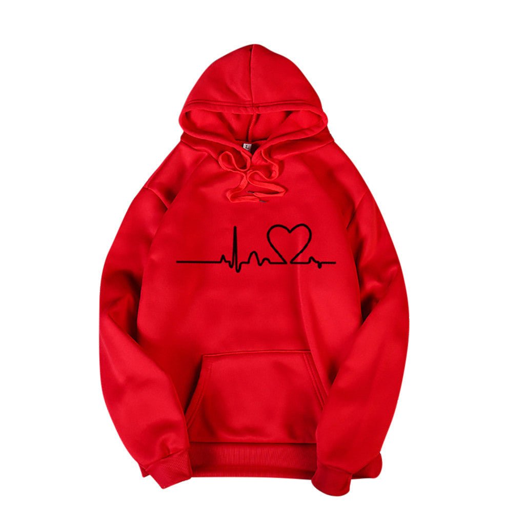 Fleece casual hoodie fashion sport for women