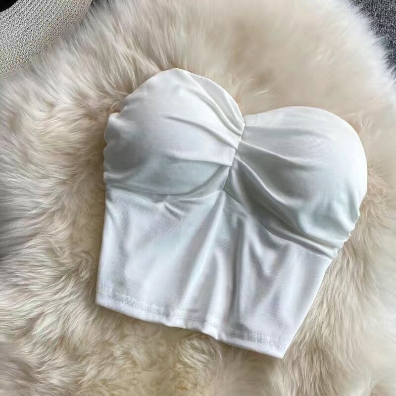 Yoga Strapless top Built-in chest pads moderate lift