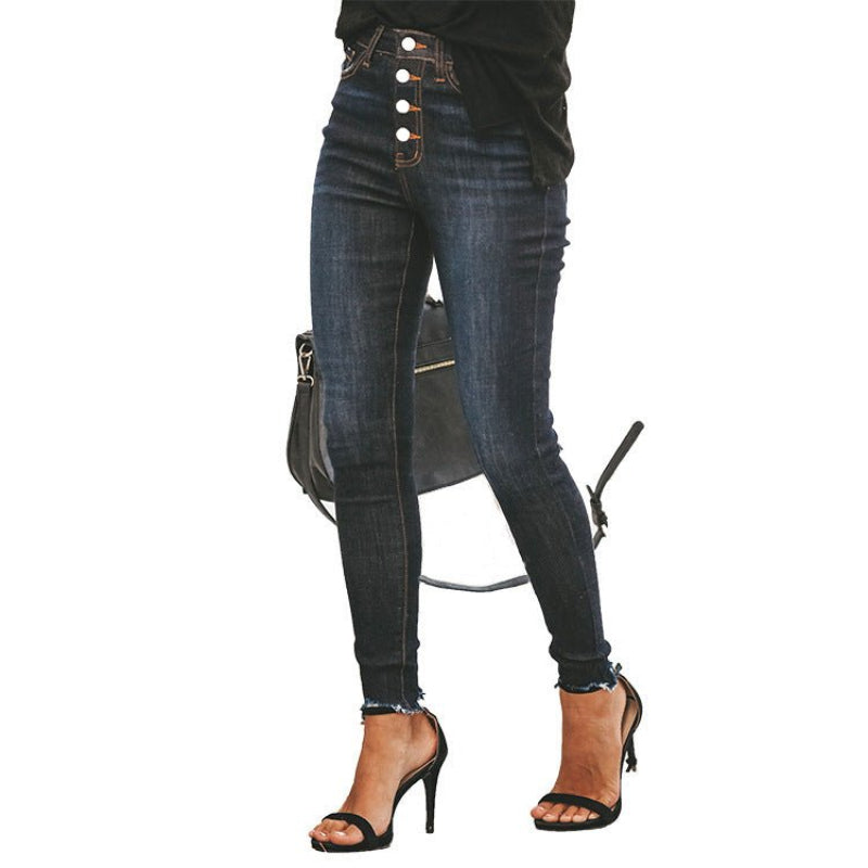 Ripped washed sexy Jeans pants