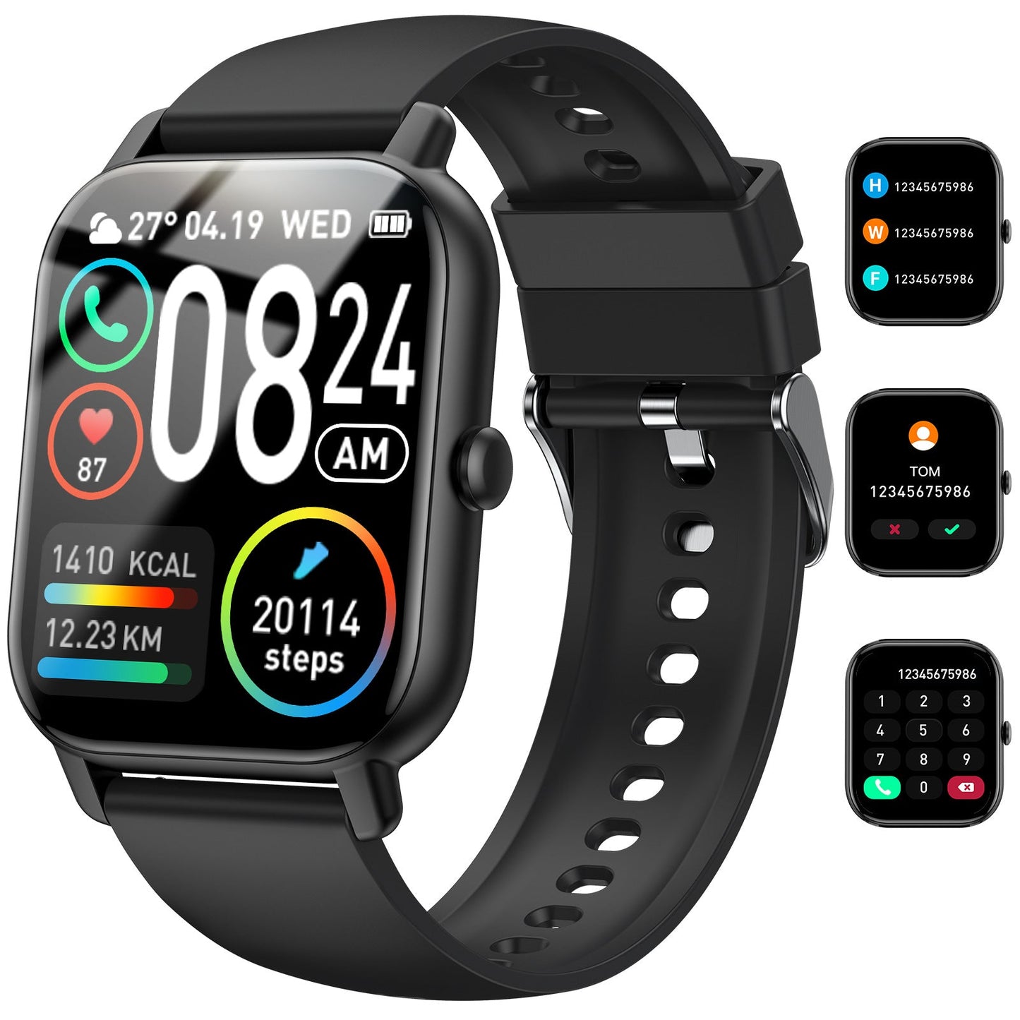 VitalSync Pro - Bluetooth Smart Watch with Health Monitoring - Saunders Fashion