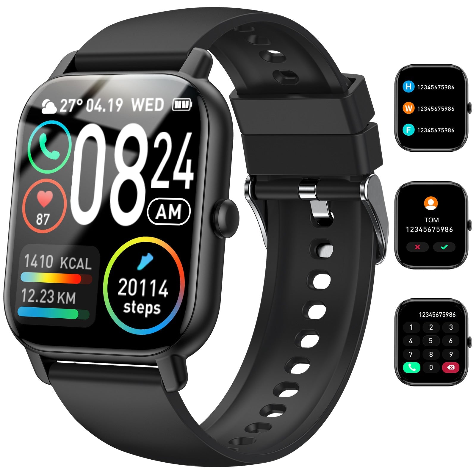 VitalSync Pro - Bluetooth Smart Watch with Health Monitoring - Saunders Fashion