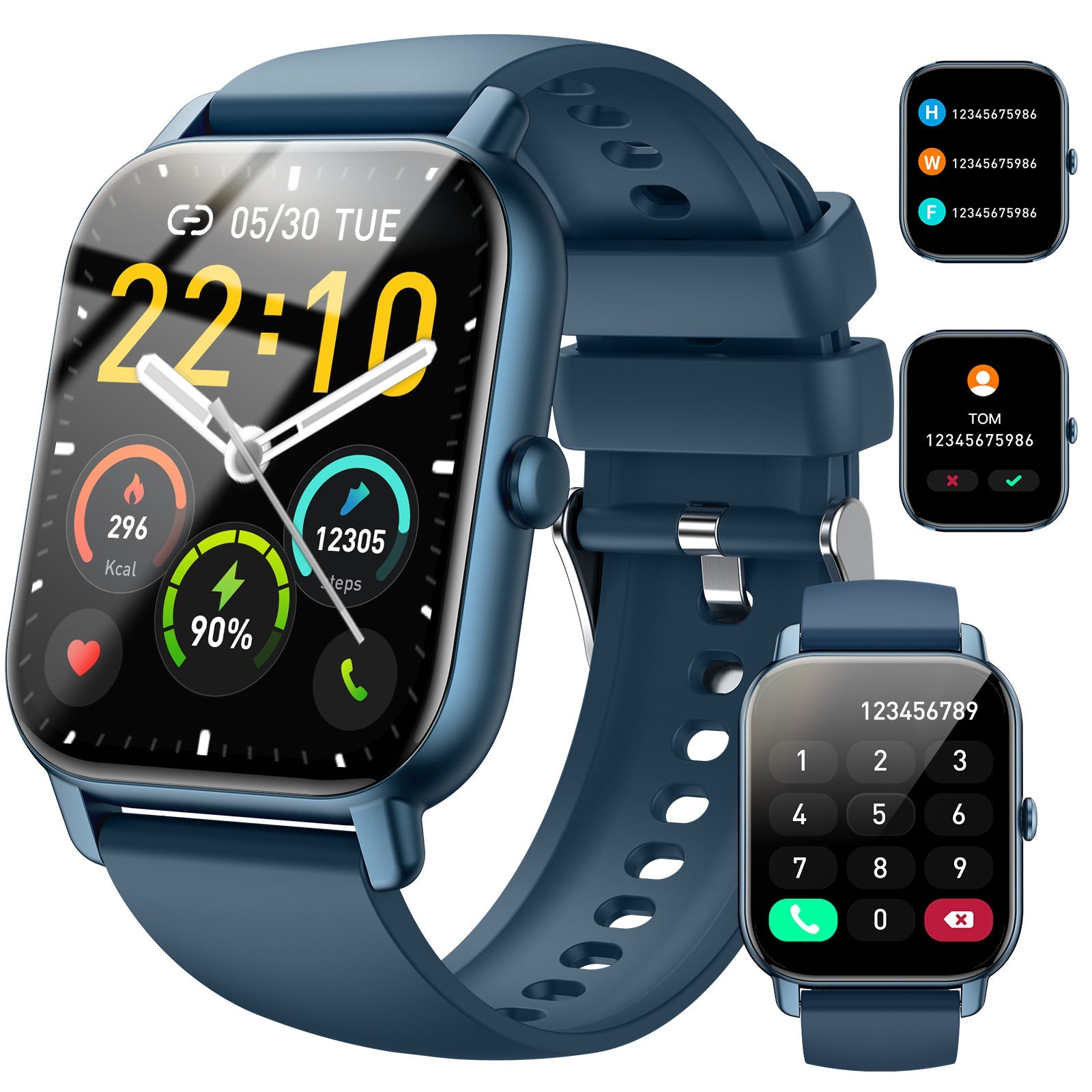 VitalSync Pro - Bluetooth Smart Watch with Health Monitoring - Saunders Fashion