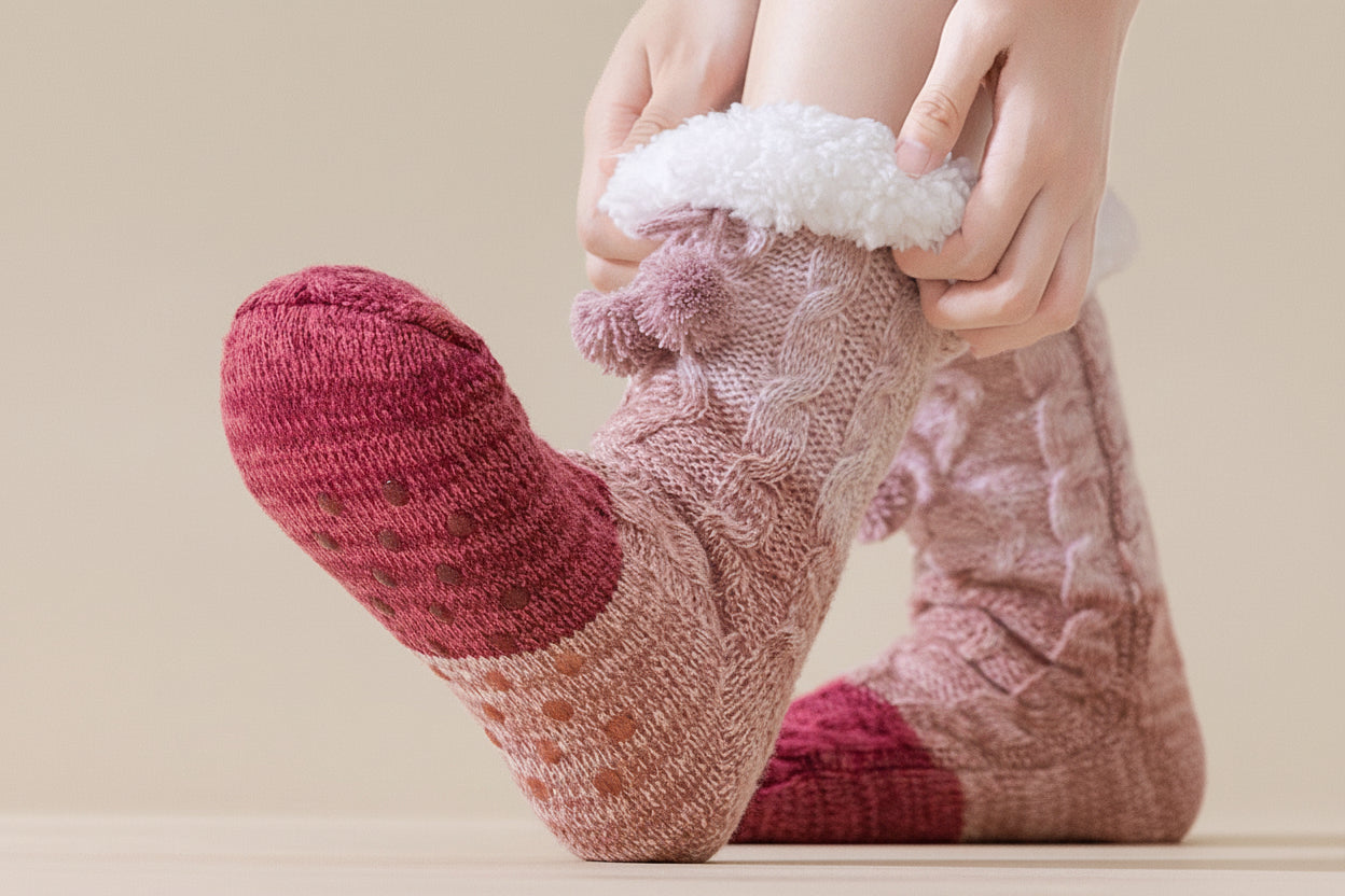 Lambswool Warm Non-slip Socks