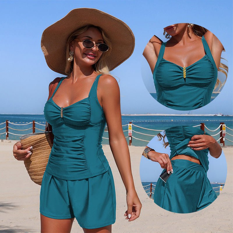 Capri Coast Tankini Swim Set - Saunders Fashion