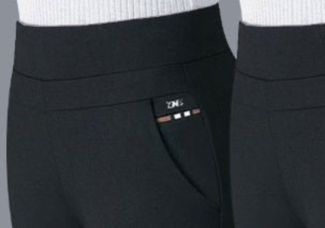 Tight High Waist Female Straight-leg Trousers