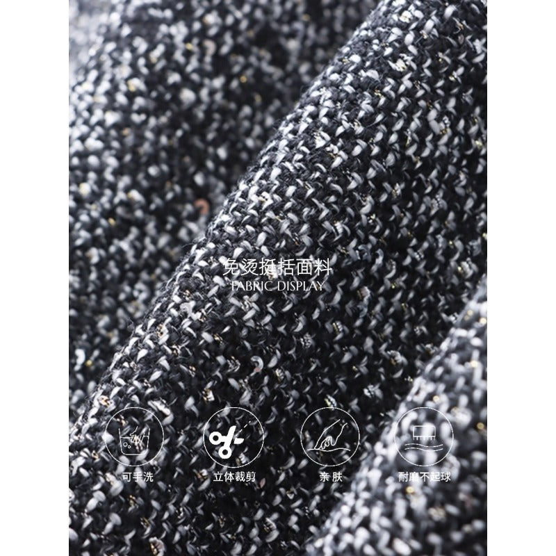 Jupe trapèze classique de style français haut de gamme et élégante