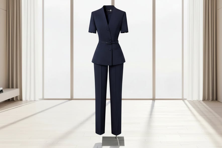 Genevieve Summer Professional Suit (2 - Piece Set) - Saunders Fashion