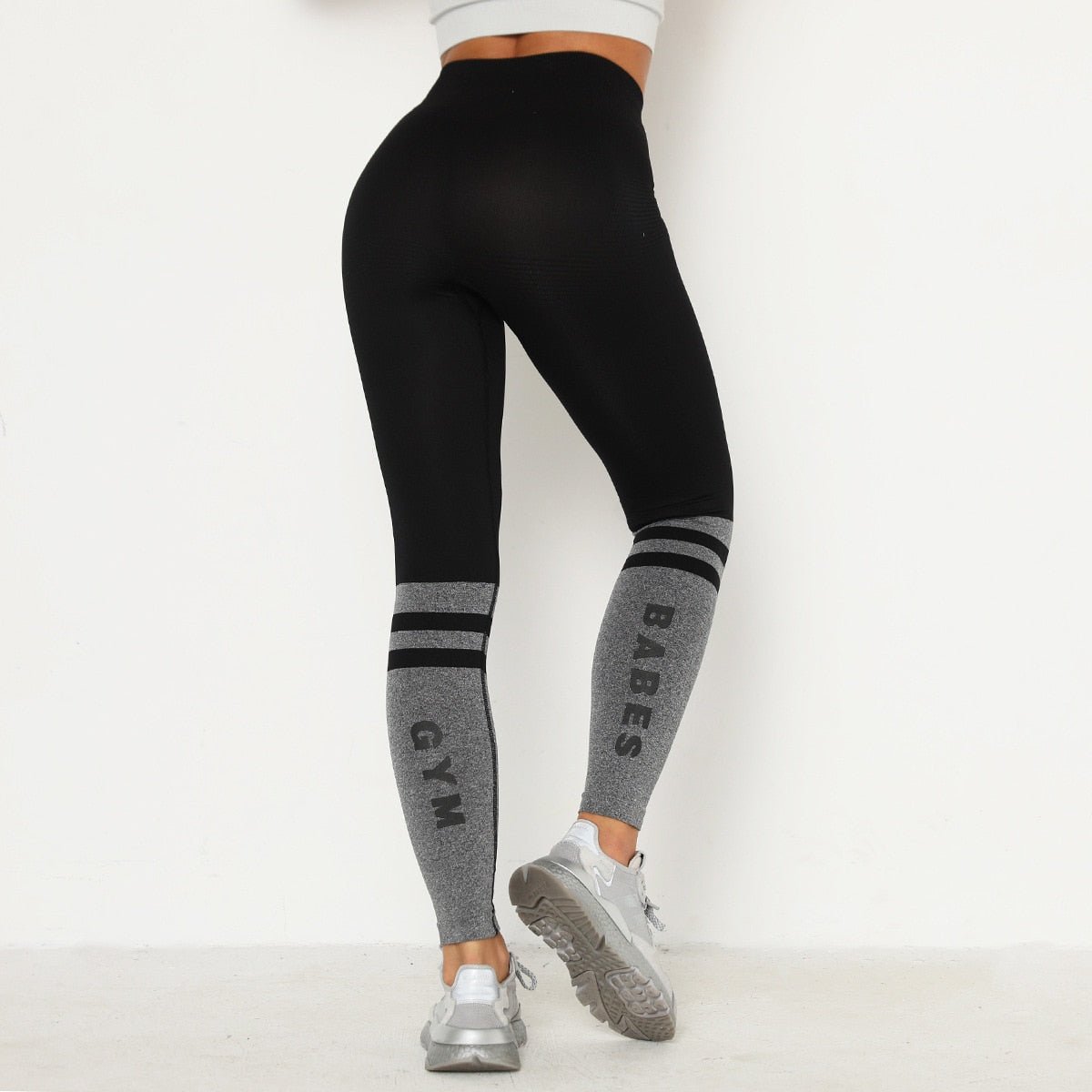 Women's Patchwork Seamless Yoga Leggings – Hip - Lifting Gym Pants - Saunders Fashion